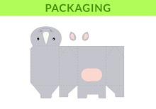 çocuklar için hazır hayvan model maketi şablonu, paper craft model animals